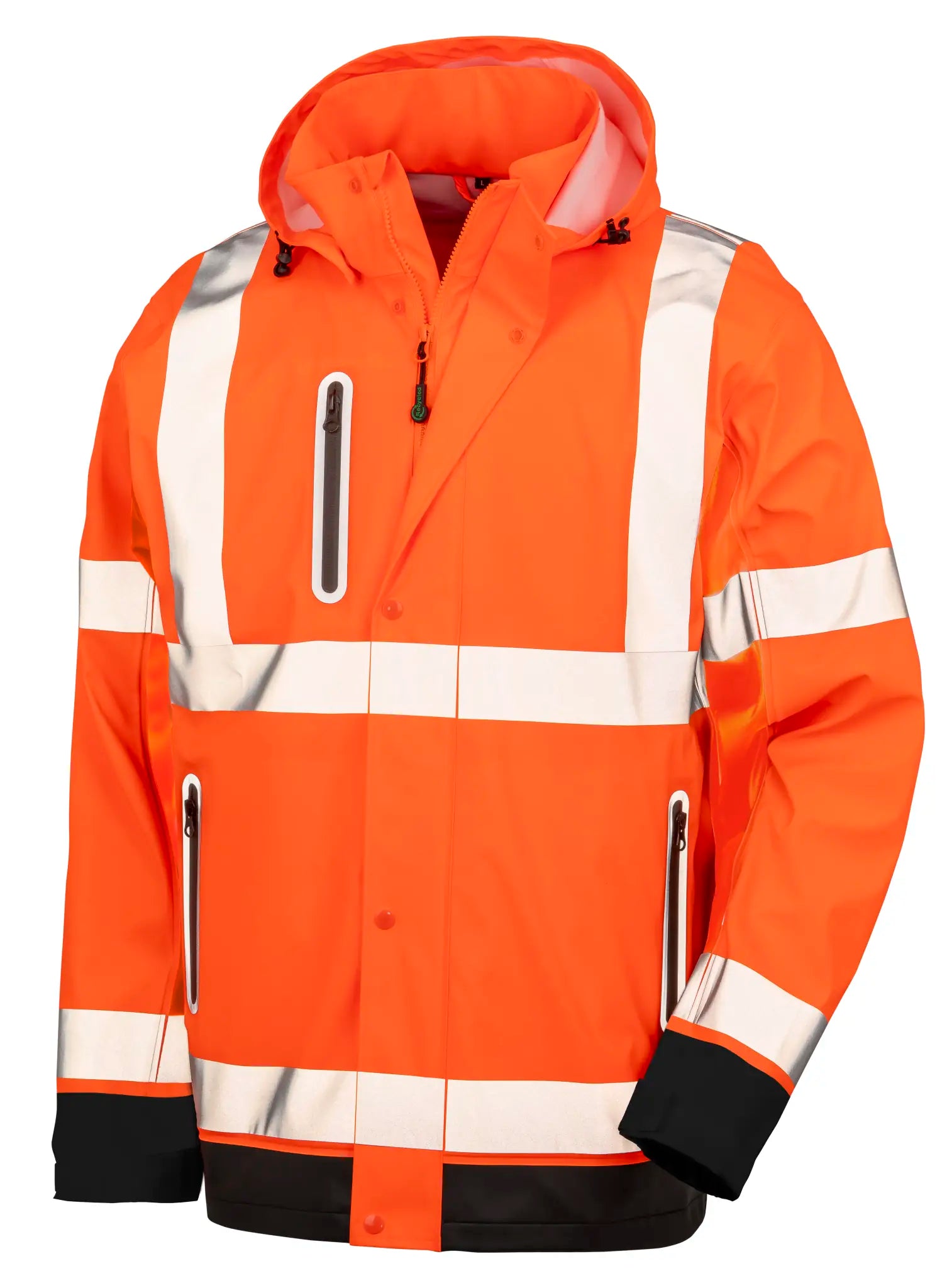 all-groups Men's Heavy Duty Prism PU Safe Dry Jacket with Recycled Backing